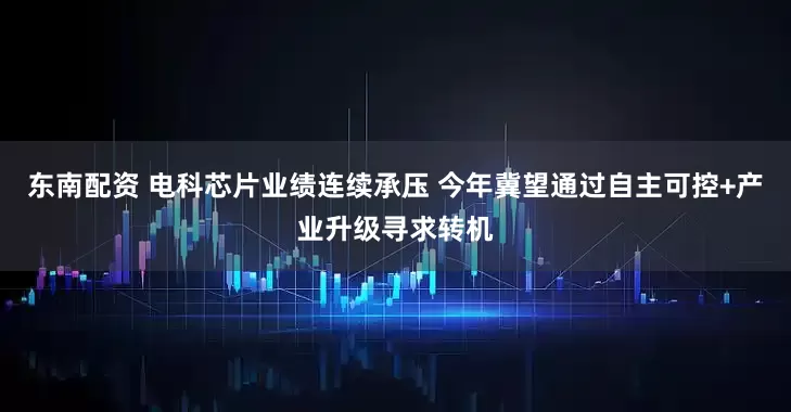 东南配资 电科芯片业绩连续承压 今年冀望通过自主可控+产业升级寻求转机